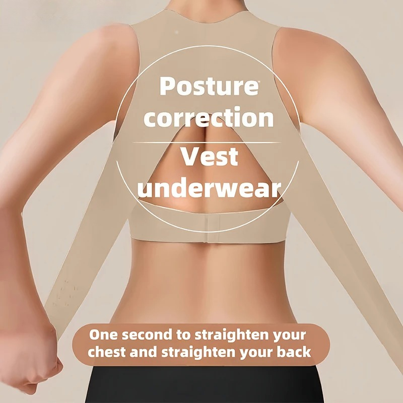女性用ワイヤレス姿勢矯正ブラ シームレスプッシュアップブラレ - Posture Corrector Back のレビューと価格