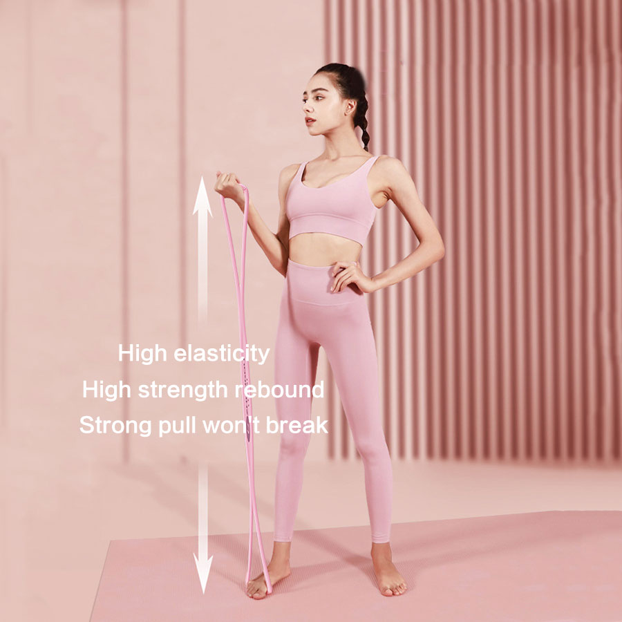1 個のレジスタンスバンド、ヨガレジスタンスバンドストレッチ - Yoga Fitness Resistance Band のレビューと価格