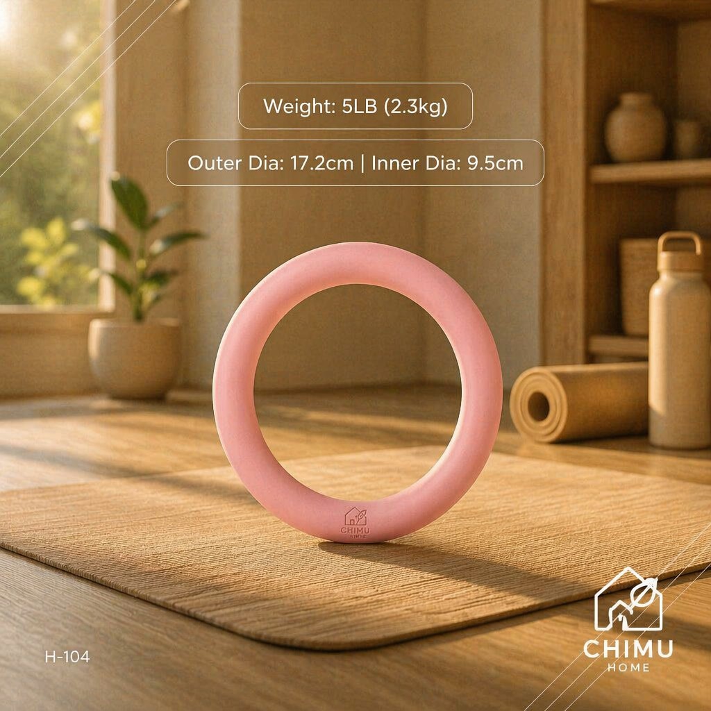 【CHIMU HOME】ヨガウェイトリング シリコン製 5ポ - Yoga Fitness Training のレビューと価格