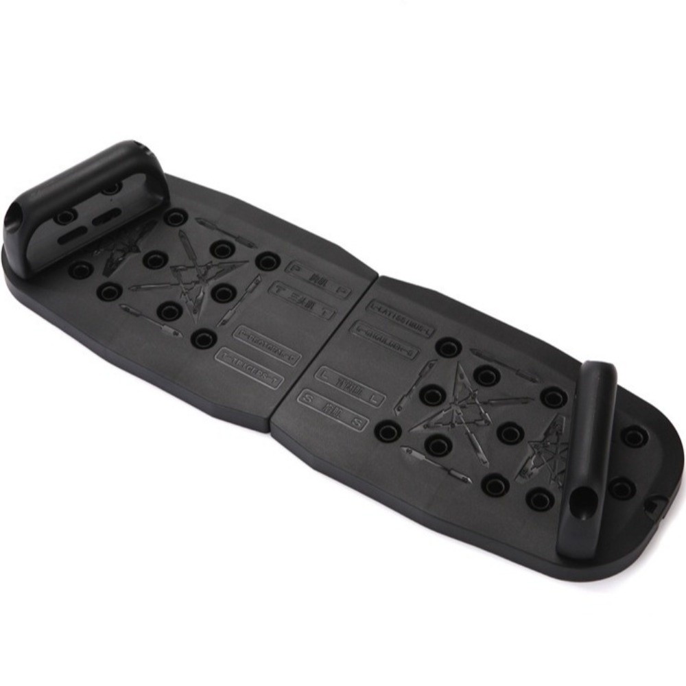 滑り止め加工のプッシュアップボード。ハンドル付きで折りたたみ - Push Up Board のレビューと価格