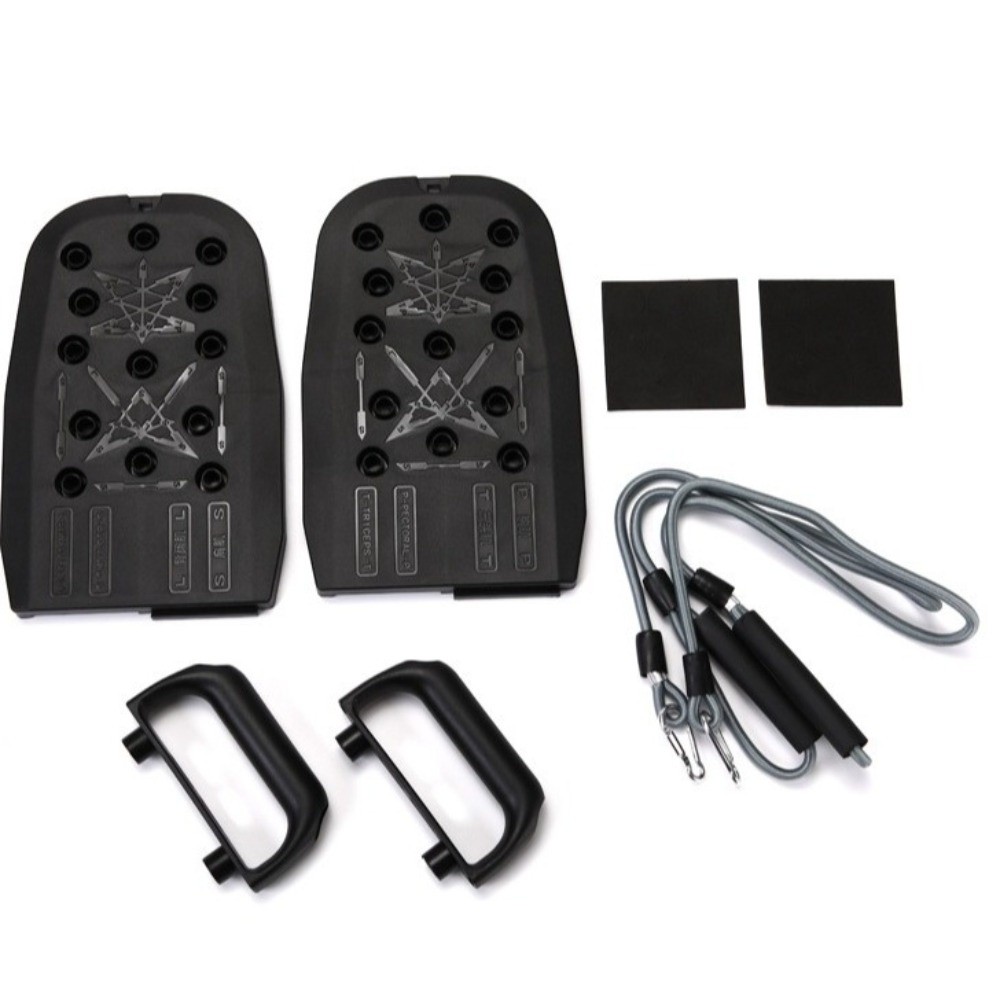 滑り止め加工のプッシュアップボード。ハンドル付きで折りたたみ - Push Up Board のレビューと価格