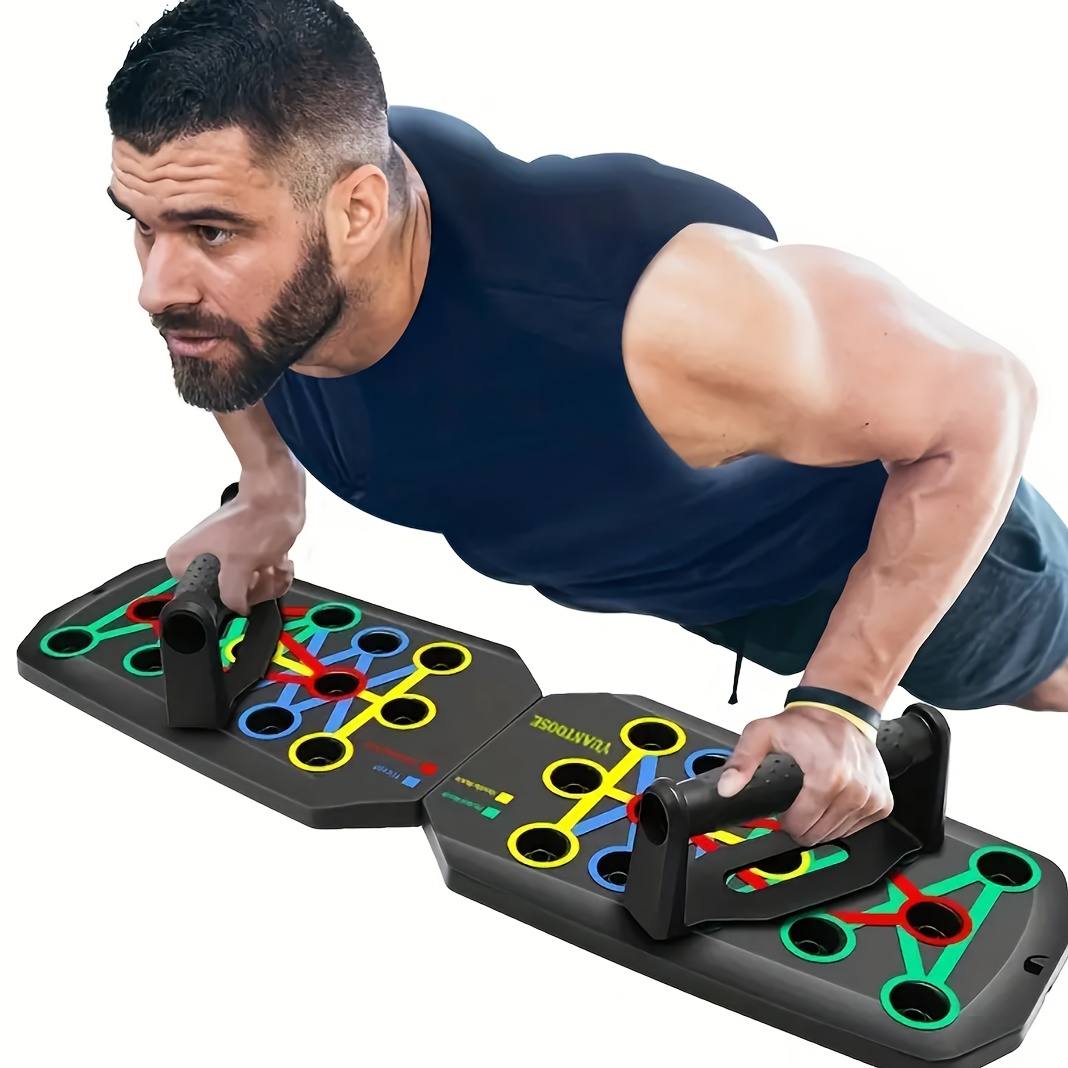 28穴プッシュアップボード。カウンターとタイマー付きの多機能 - Push Up Board のレビューと価格