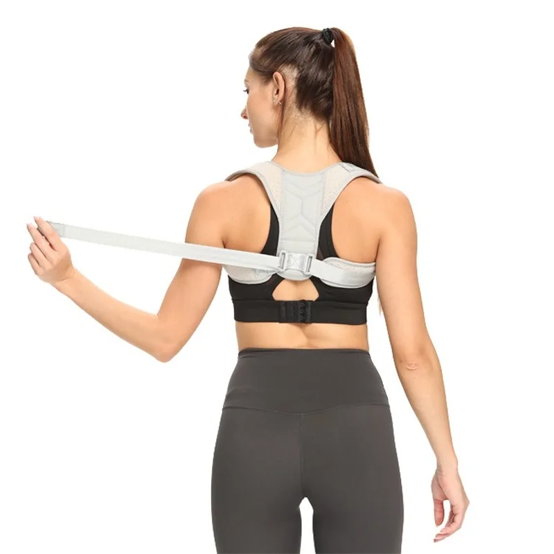 バックショルダー姿勢矯正装置調節可能なベルト鎖骨脊椎サポート - Posture Corrector Back のレビューと価格
